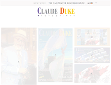 Tablet Screenshot of claudeduke.com